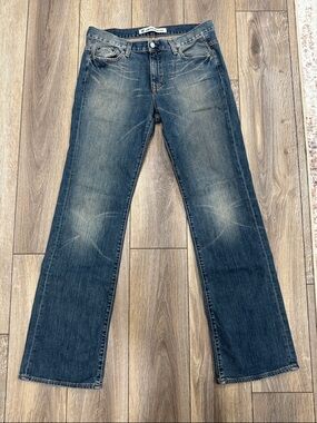 Y2K Denim Boot Cut Faded Jeans Sz 12
